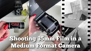 Использование 35-мм плёнки в среднеформатных камерах. Hasselblad и Yashica.