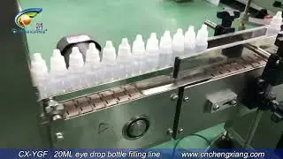 Automatic 20ml eye drop bottle filling machine line