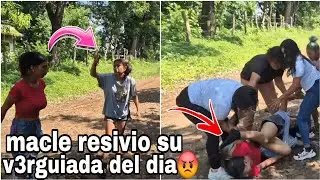 🚨Urgente cristel le dio una pat4tada en la c4ra a macle|esto ya no es actuado|serios problemas😰