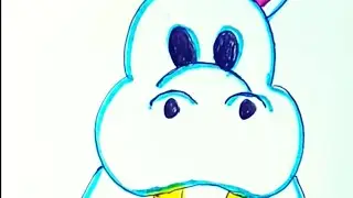 Easy Cartoon Hippo Drawing Tutorial for Beginners 🖍️ Cute Animal Art