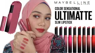 MAYBELLINE ULTIMATTE SLIM LIPSTICK | Honest Review + Lip swatches