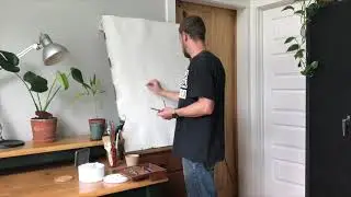 Wild Flower Ketubah Artist's Process