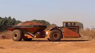 Africa's first 32 ton underground electric dump truck