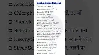 Most Popular Medicine in India | Common Medicines #medicine #medical #shortsfeed #medicalknowledge