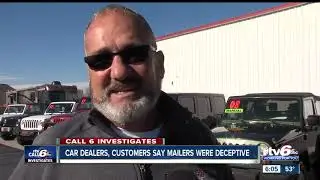 Car dealers, customers say mailers were deceptive
