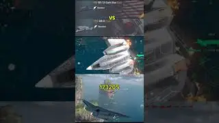SR-72 Dark Star vs KB-X -Burst Damage comparison-Modern Warship#modernwarshipbattle #gaming #shorts