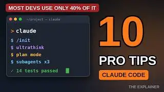 10 Claude Code Tips That Make You 10x Faster (Pro Workflow)