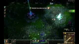 League of Legends Ezreal on Lux long range ultimate finish