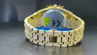 Hot Fashion Full Diamond Watch Men #watch#watchlover#watchesofinstagram