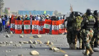 Demonstranten in Peru stellen sich gegen weiteren Kupferabbau
