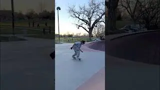 My First Half Cab Flip On Clip! LOL - #shorts #skate #skateboard #skatepark #skater #music