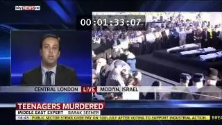 July 1, 2014 Barak Seener Interview on Sky News on Hamas murder of Israeli youths