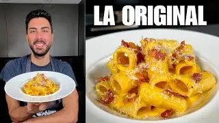 C&oacute;mo hacer PASTA CARBONARA 🍝🍽 &iexcl;La aut&eacute;ntica receta italiana!