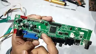 How to install universal LCD LED board full details