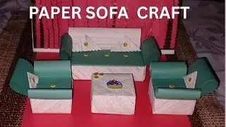How to Make a Sofa Set with Paper