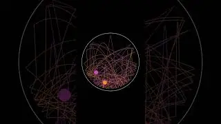 Procedural Zen #45: Chaos to Harmony | Multiple Bouncy Dots ASMR #animation #asmr #bounce #clack