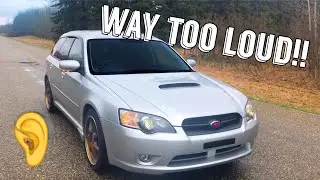 2004 JDM Legacy GT EJ20Y Flybys and Burble