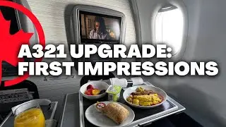 Экстремальное преображение салона! | Air Canada A321-200 | ОТЧЕТ О ПОЛЕТЕ 4K