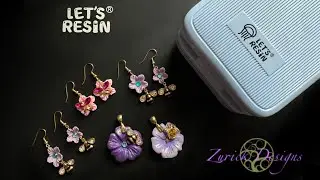 Spring Polymer Clay Flower Jewelry & New Let's Resin Products & Unboxing