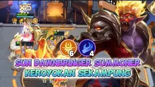 HYPER SUN DAWNBRINGER SUMMONER KEROYOKAN SEKAMPUNG || MOBILE LEGENDS MAGIC CHESS GO GO