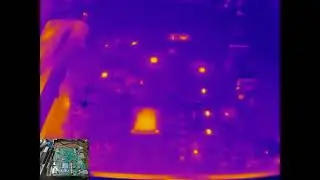 Xbox 360 Slim Motherboard Power Up Sequence On Thermal Camera