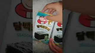Jajanan nori tao kae noi seasoned laver original flavor #shorts #nori #original