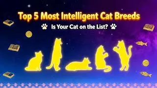 top 5 most intelligent cat breeds，is your cat on the list？#kitten #cat #cutecat #funnycats #catvideo