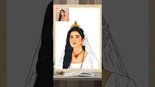 Shrimad Ramayan | Sita Ram 💞🥰 | Sita drawing | #shortsviral #sita #shrimadramayan #siyaram