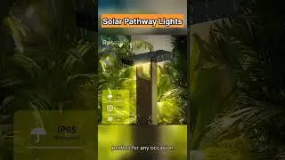Solar Pathway Lights Outdoor Waterproof #ad #lnsyhouse #solar #lighting