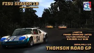 FiSU S18  - Jid&eacute; Rallye Revival Series 2/8 Thomson Road GP