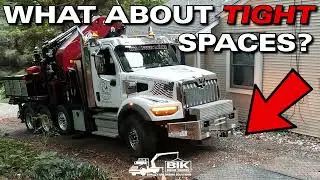 The BIK Tree Care Series TC-126 Grapple Saw Truck | What About Tight Spaces?