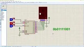 Displaying DAC Voltage counter on a 7 Segment Display