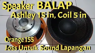 Unboxing Speaker ASHLEY 15 in, Coil 5 in Seri Orange155, Magnet Super Besar