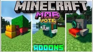 Minecraft Mob Vote Addon Mod 2022 || Sniffer Rascal Tuff Golem MCPE | 1.20 Mob Vote || Game Smasherz