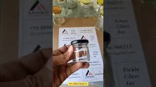 1.5 Oz Glass Jar : 50gm Honey Packing Glass Jar : +91 8866 566213
