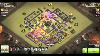 Clash of Clan- Bidobidobido II TH9 taking down th10