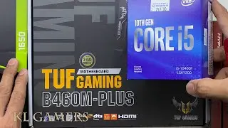 intel Core i5 10400F ASUS B460M-PLUS TUF GAMING GTX 1650 OC DUAL Hyper X Cooler Master TD500L Build