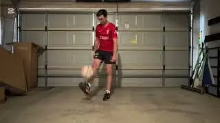 Day 20: 800+ Kick ups. Soccer juggling. So rusty! Practice for the world record.