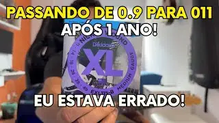 0.9 ou 0.11? Qual a MLEHOR Corda?