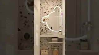 Cute Mirror Ideas for Kid's bathroom | Kids Bathroom | #mirror #kids #kidsroom #shorts #interior
