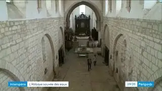 Inondations en Dordogne : l'appel aux dons de l'abbaye de Chancelade