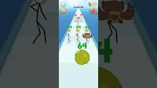 Stickman Roll Gameplay || #shorts #games