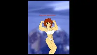 Super muscle growth girl
