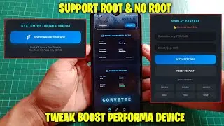 Boost Performa Tweak⚙️🎮 Plugin AXM CORVETTE HYBRID V40.7 Support ROOT & NO ROOT 