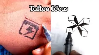 Logo tattoo design ideas | Tattoo | Temporary Tattoo | logo tattoo kaise banaye | How to make logo 
