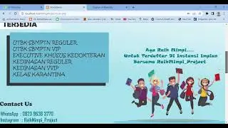 Demo Website Pendaftaran Bimbingan Belajar