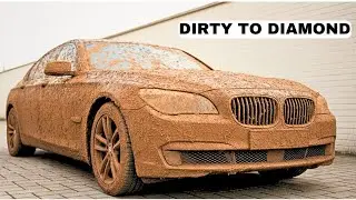 BMW 7 Series Full Foam Wash | Satisfying Car Cleaning