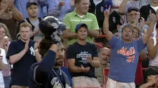 Piazza returns to Shea Stadium