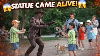 Living Statue Comes Alive! 😱 Funniest Public Reactions