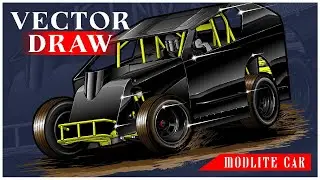 Racing Car Vector Tutorial: Creating a Modlite Car in Illustrator!